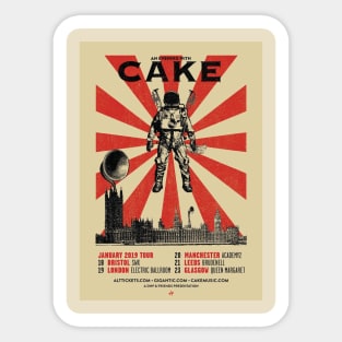 An Evening with Cake Sticker